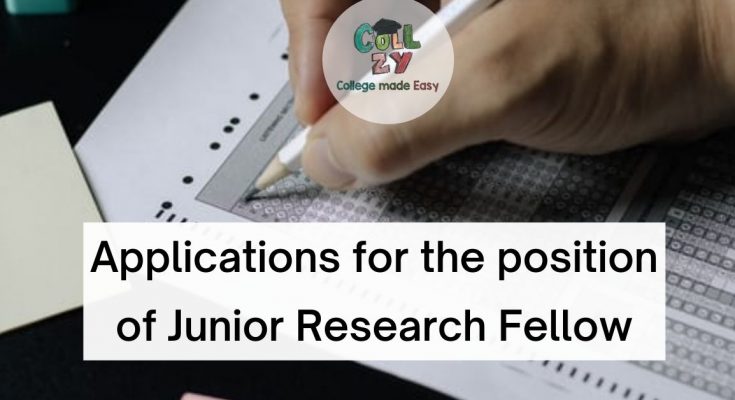 Applications for the position of Junior Research Fellow