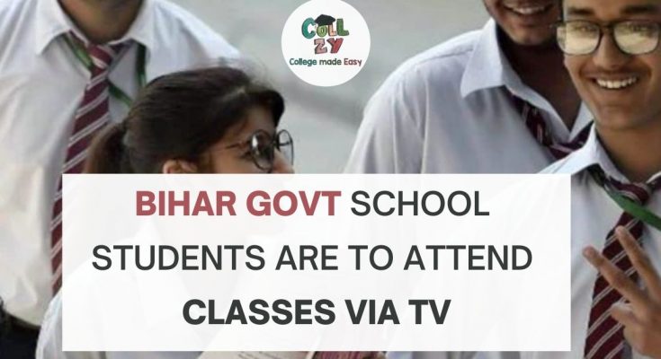Bihar govt school students are to attend classes via TV