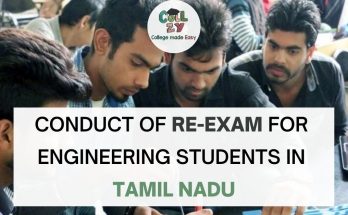 Conduct of Re-Exam for Engineering students in Tamil Nadu