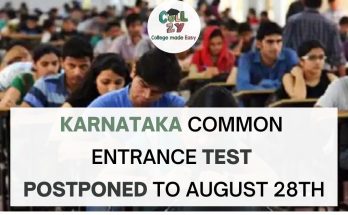 Karnataka Common Entrance Test Postponed to August 28th