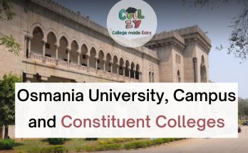 Osmania University, Campus and Constituent Colleges