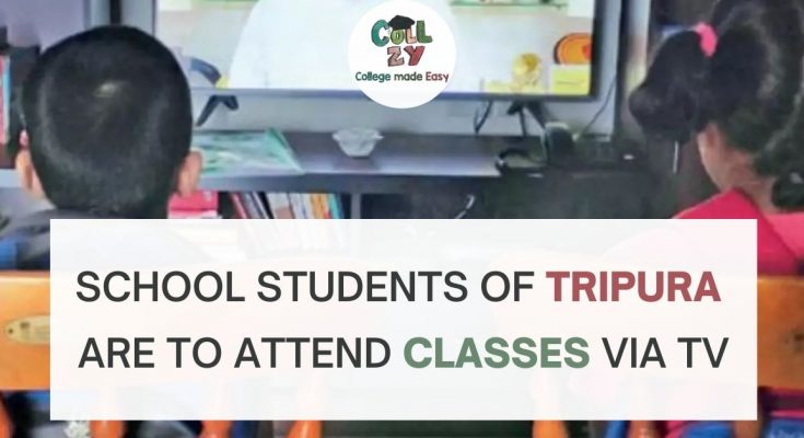 School students of Tripura are to attend classes via TV