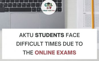 AKTU students face difficult times due to the online exams