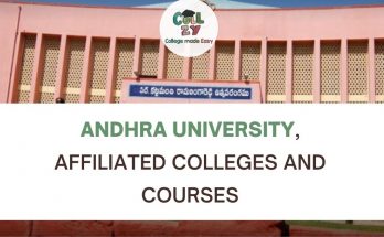 Andhra University, Affiliated Colleges and Courses