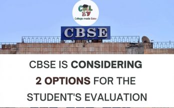 CBSE is considering 2 options for the student's evaluation