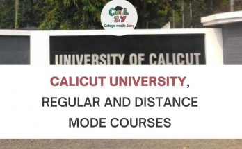 Calicut University, Regular and Distance Mode Courses