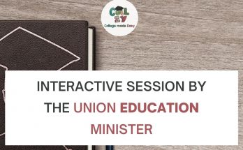 Interactive Session by the Union Education Minister