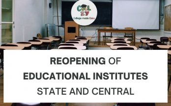 Reopening of Educational Institutes State and Central
