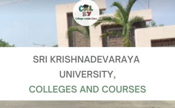 Sri Krishnadevaraya University, Colleges and Courses