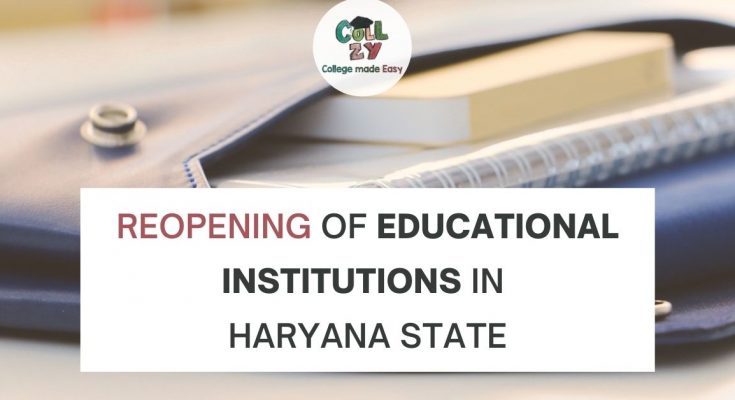Reopening of educational institutions in Haryana state