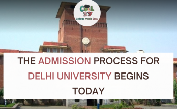 The admission process for Delhi University begins today