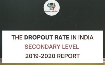 The dropout rate in India – Secondary Level 2019-2020 Report
