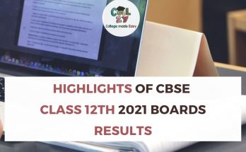 HIGHLIGHTS OF CBSE CLASS 12TH 2021 BOARDS RESULTS
