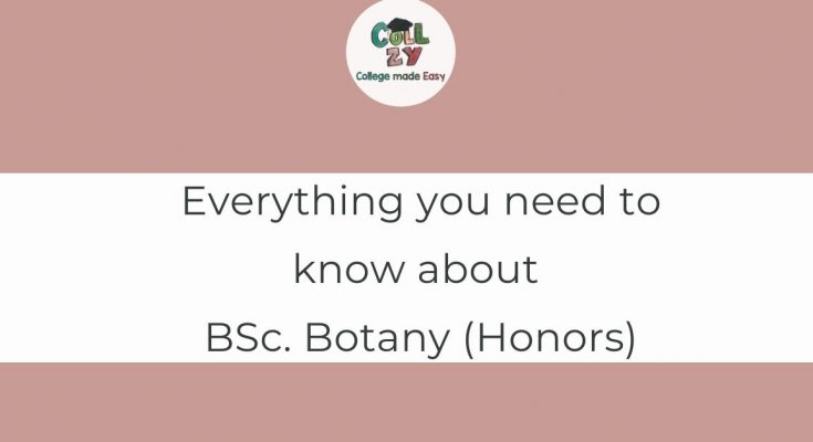 Everything you need to know about BSc. Botany (Honors)