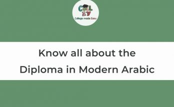 Know all about the Diploma in Modern Arabic