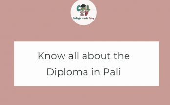 Know all about the Diploma in Pali
