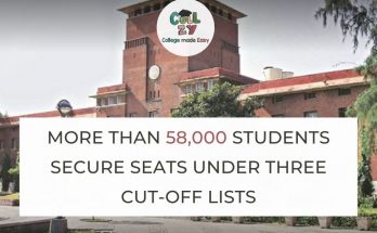 More than 58,000 students secure seats under three cut-off lists