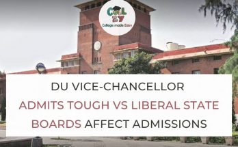 DU Vice-chancellor admits tough vs liberal state boards affect admissions