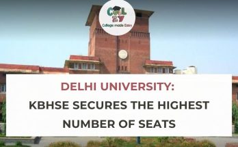 Delhi University: KBHSE secures the highest number of seats.