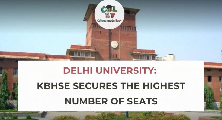 Delhi University: KBHSE secures the highest number of seats.