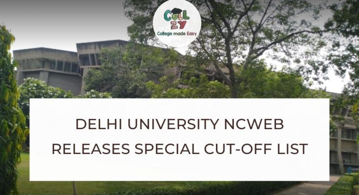 Delhi University NCWEB releases special cut-off list