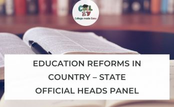 Education reforms in country – State official heads panel