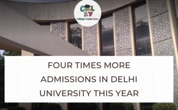 Four Times more admissions in Delhi University this year