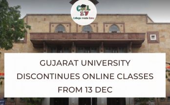 Gujarat University discontinues Online Classes from 13 Dec
