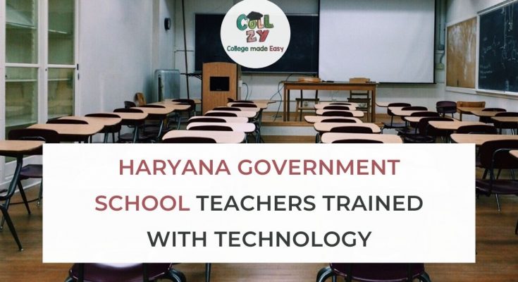 Haryana Government school teachers trained with technology