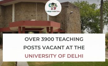 Over 3900 teaching posts vacant at the University of Delhi