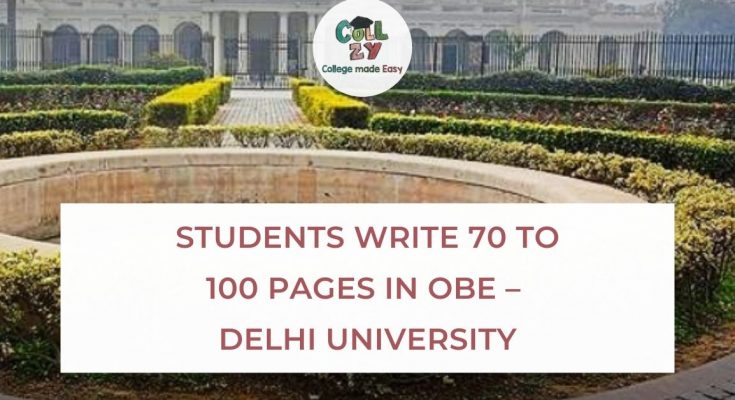 Students write 70 to 100 pages in OBE – Delhi University