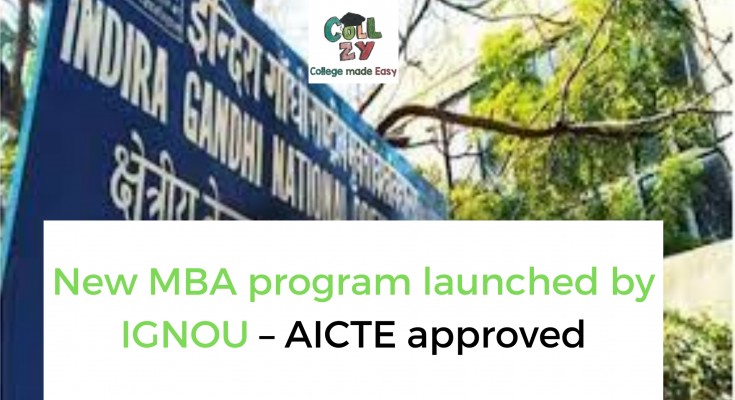 New MBA program launched by IGNOU – AICTE approved