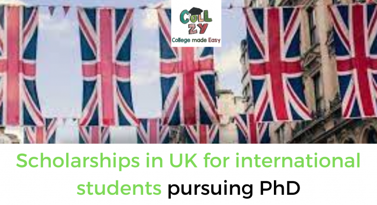 Scholarships in UK for international students pursuing PhD