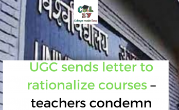 UGC sends letter to rationalize courses – teachers condemn