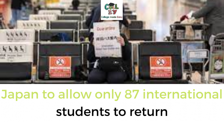 Japan to allow only 87 international students to return