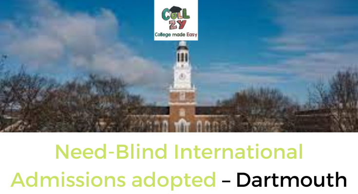 Need-Blind International Admissions adopted – Dartmouth