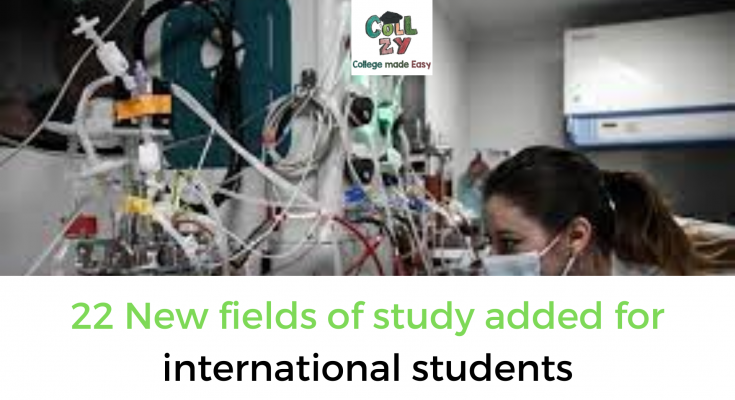 22 New fields of study added for international students