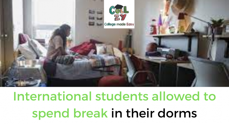 : International students allowed to spend break in their dorm