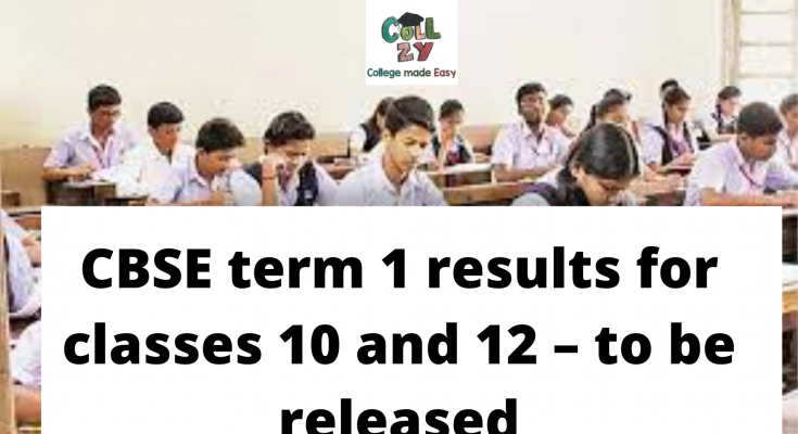 CBSE term 1 results for classes 10 and 12 – to be released
