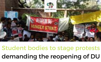 Student bodies to stage protests demanding the reopening of DU