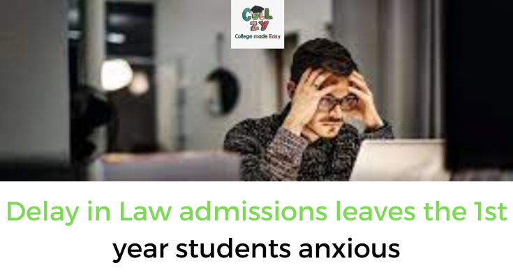 Delay in Law admissions leaves the 1st year students anxious