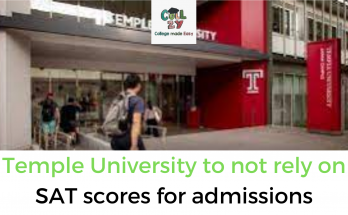Temple University to not rely on SAT scores for admissions
