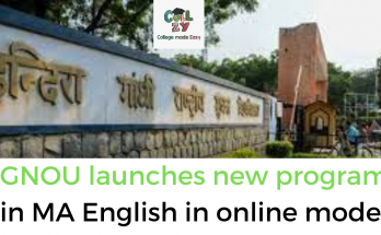 IGNOU launches new program in MA English in online mode