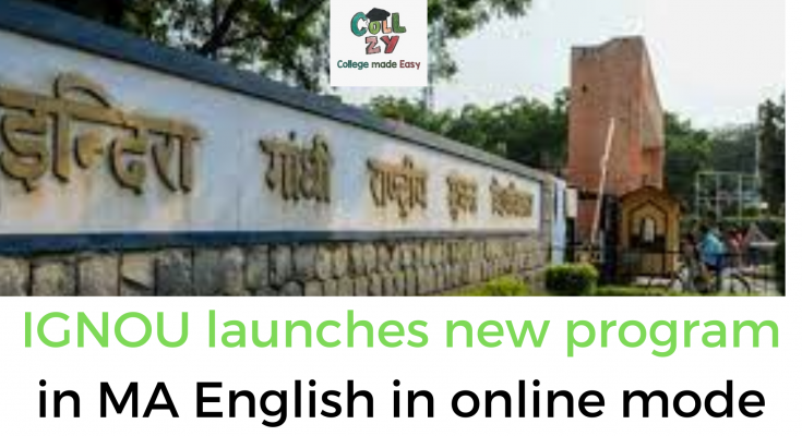 IGNOU launches new program in MA English in online mode