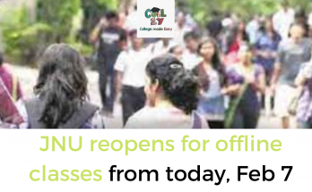 JNU reopens for offline classes from today, Feb 7